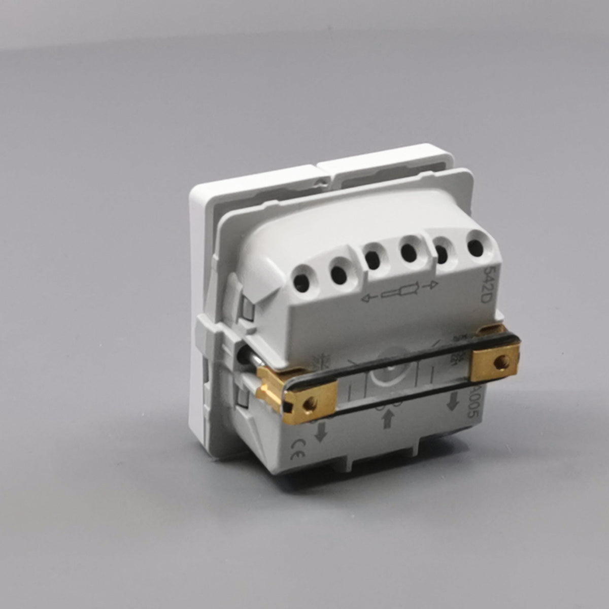 LK Fuga krone afbryder 16A - hvid (360° frame 11)