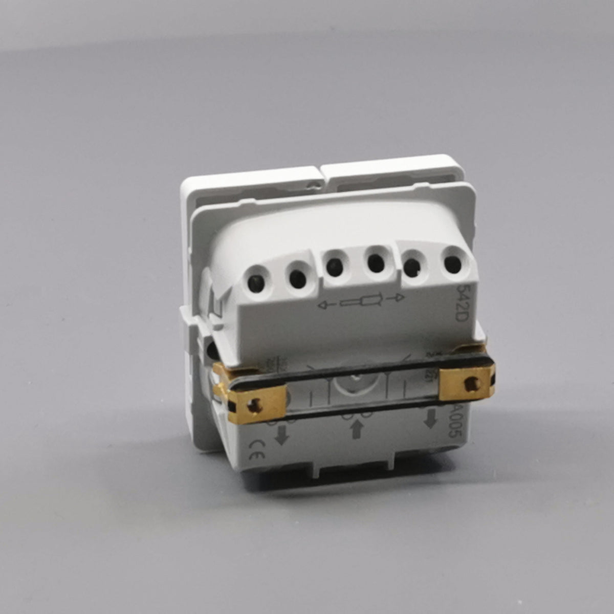 LK Fuga krone afbryder 16A - hvid (360° frame 12)