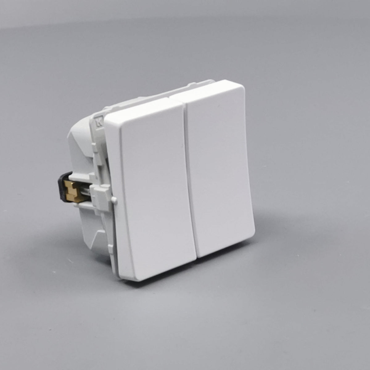 LK Fuga krone afbryder 16A - hvid (360° frame 22)
