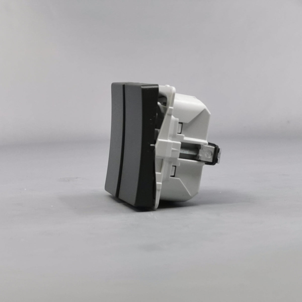LK FUGA® afbryder krone 16A, koksgrå (360° frame 6)