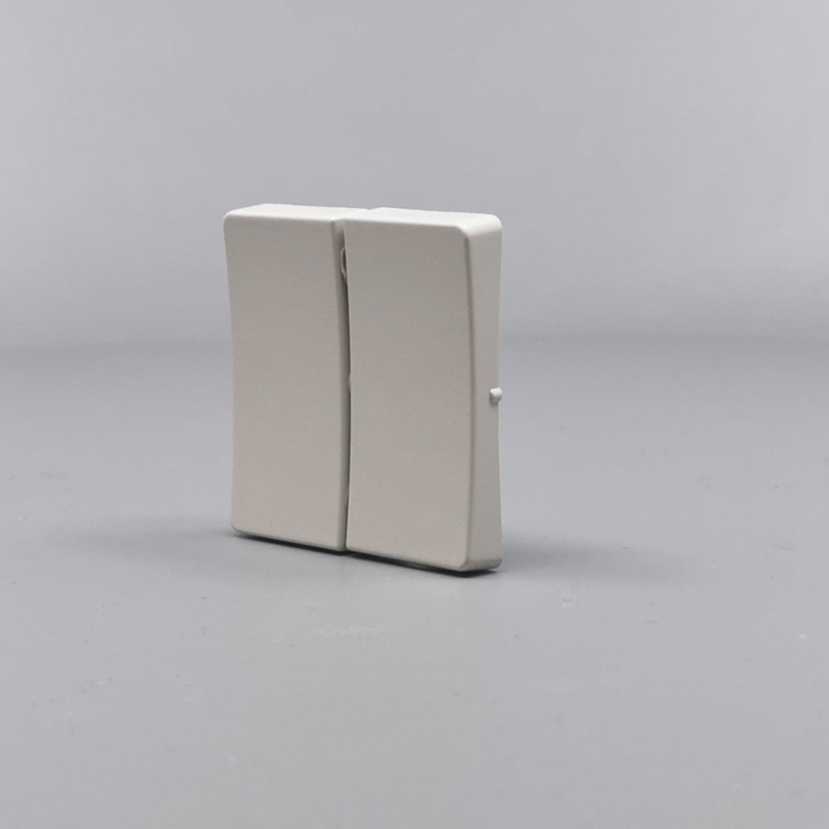 LK Fuga tangentsæt til dobbeltafbryder, ny model - lysegrå (360° frame 4)