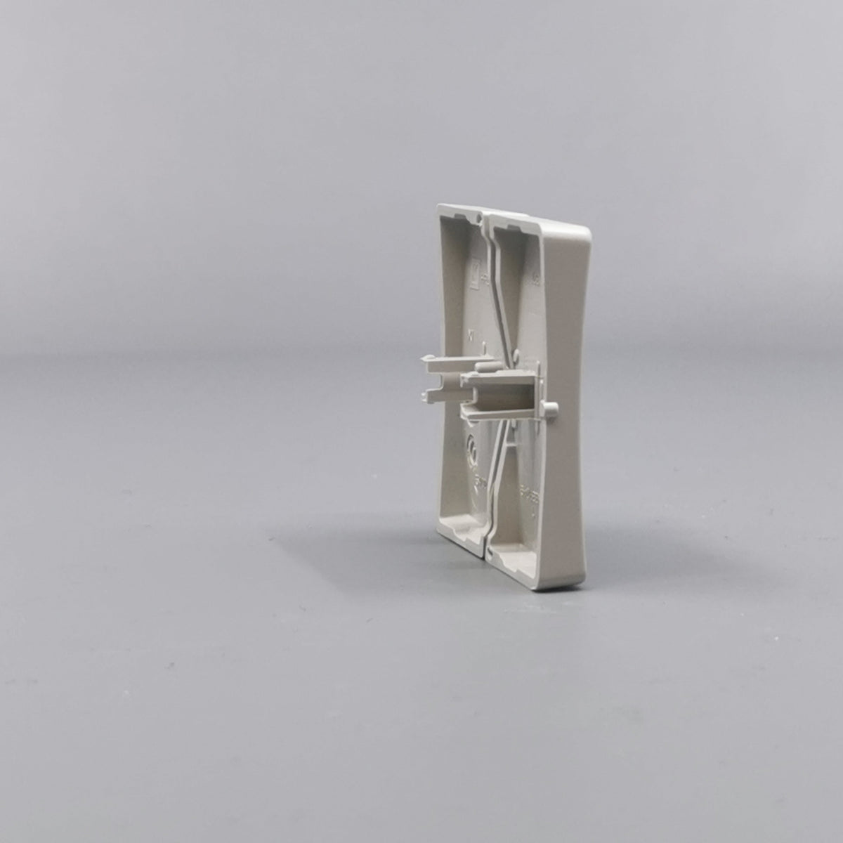 LK Fuga tangentsæt til dobbeltafbryder, ny model - lysegrå (360° frame 18)