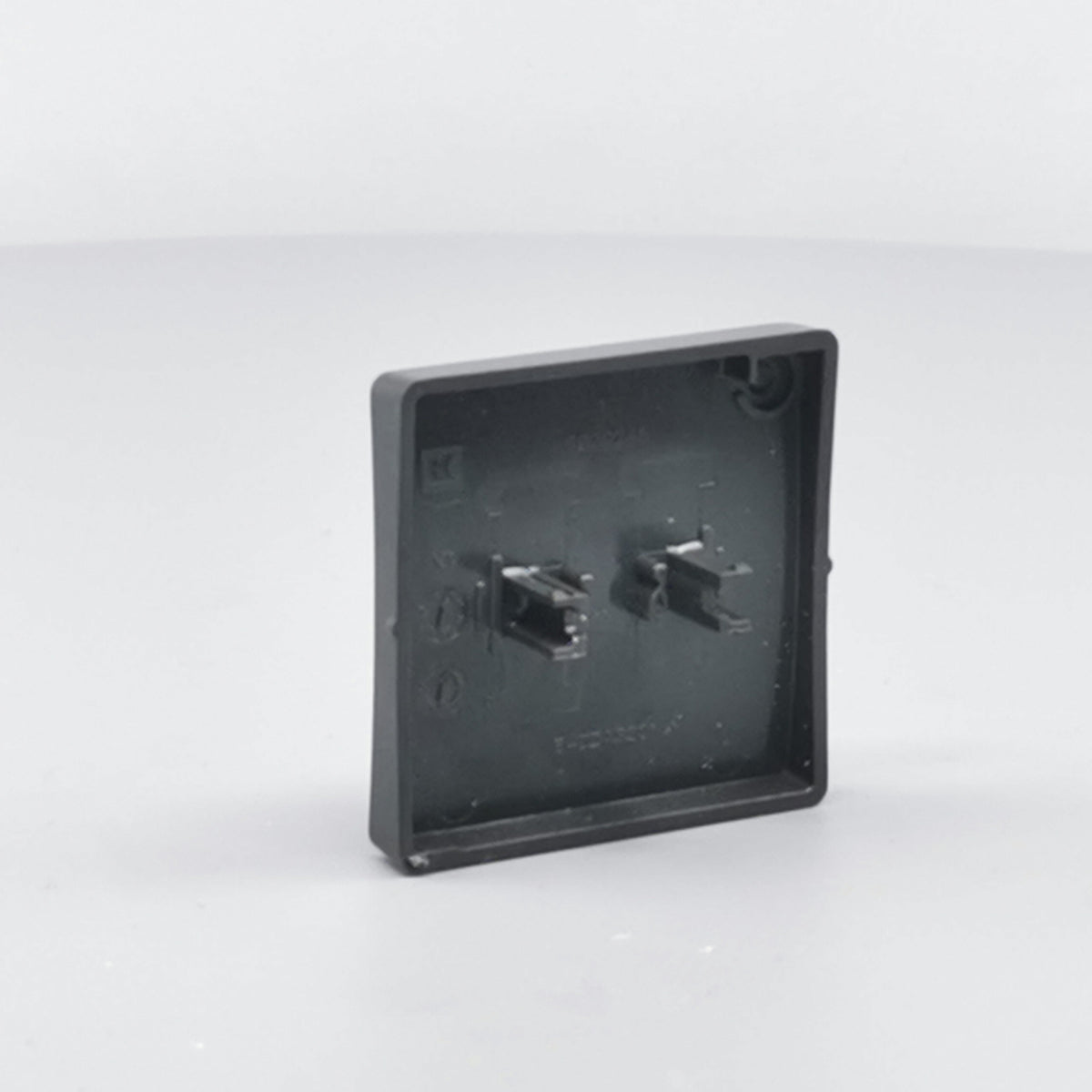 LK FUGA®afbryder 16A tangent 2 pol 1, koksgrå (ny type) (360° frame 11)