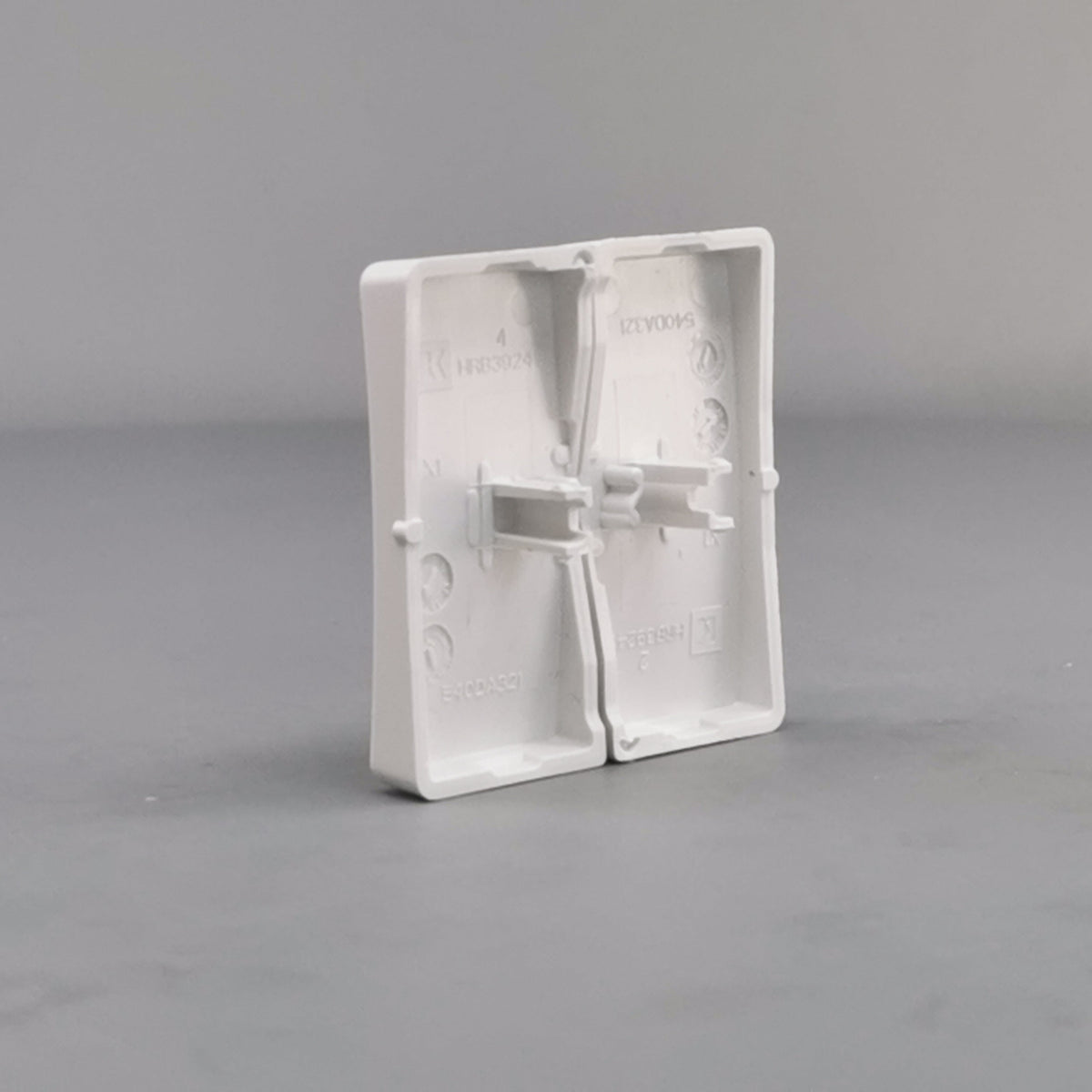 LK FUGA® afbryder 16A Tangent ½ modul, hvid (ny type) (360° frame 10)