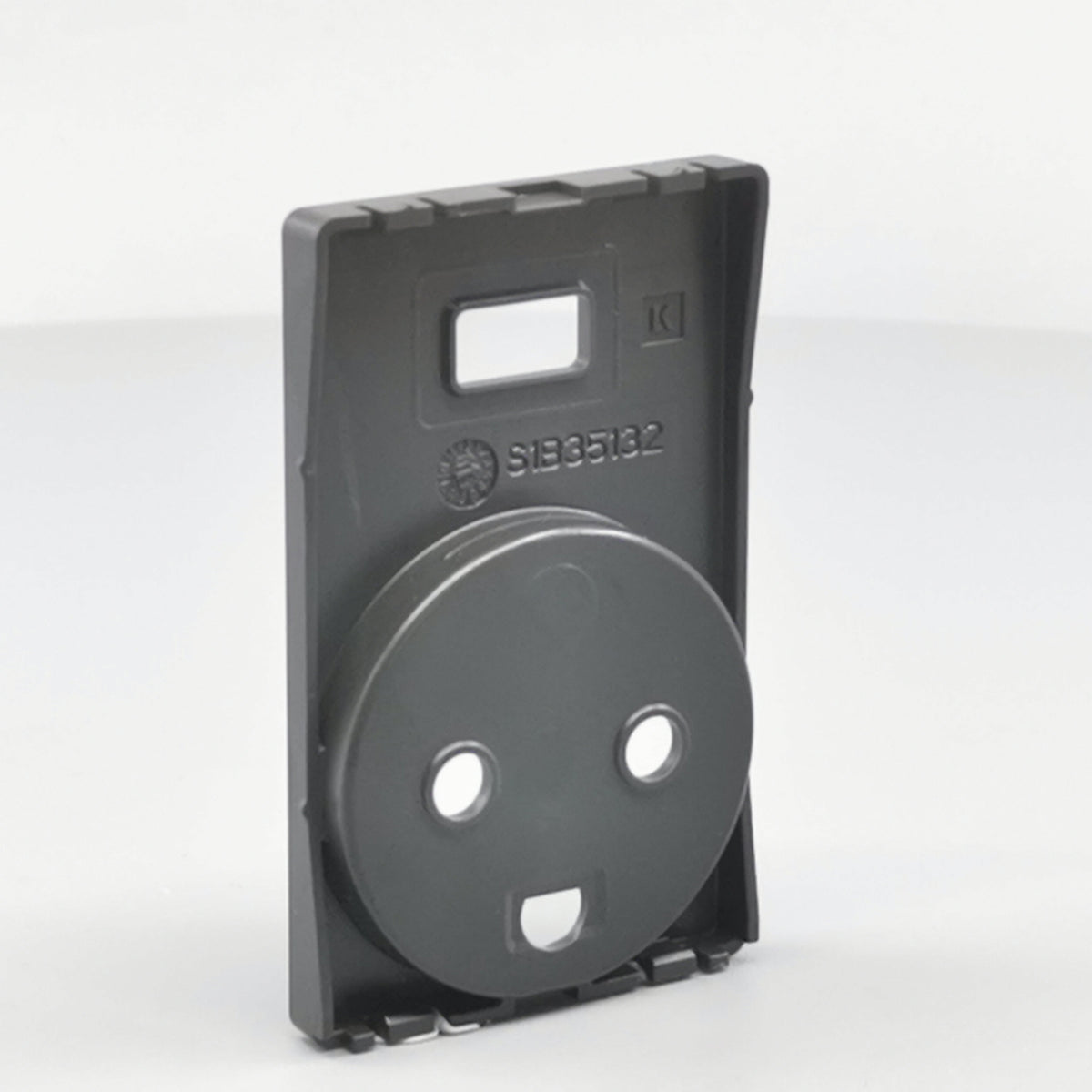 FUGA afdækning Stikk. m/j med 5V USB-lader Koksgrå (360° frame 11)