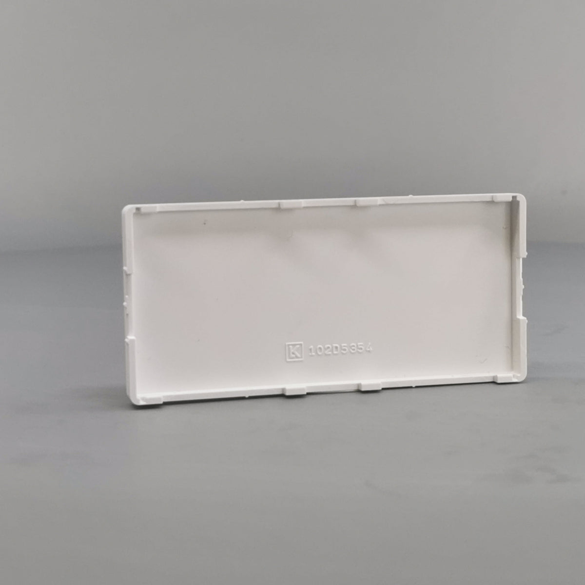 Fuga afdækning for blænddæksel 2 modul hvid (360° frame 12)