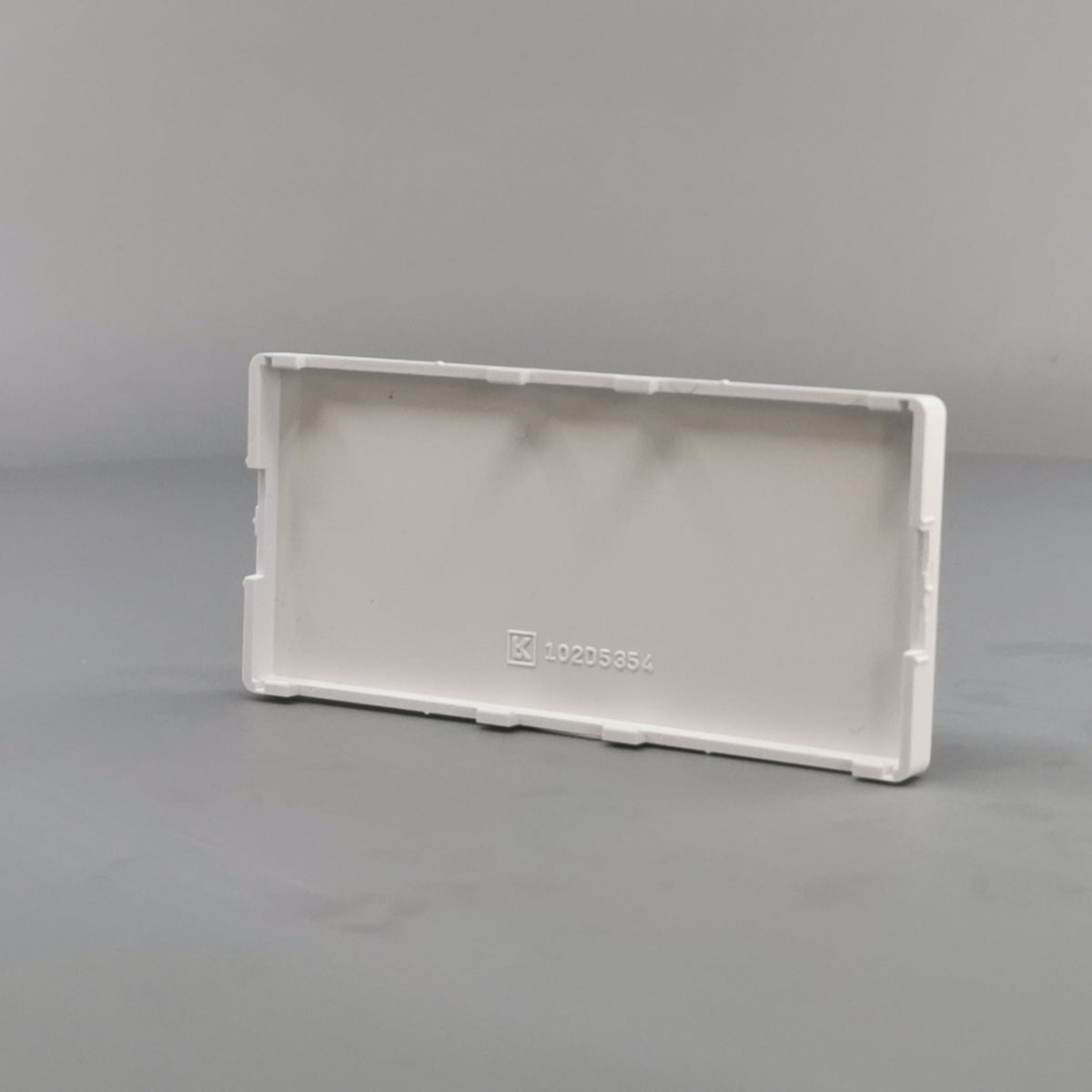 Fuga afdækning for blænddæksel 2 modul hvid (360° frame 15)