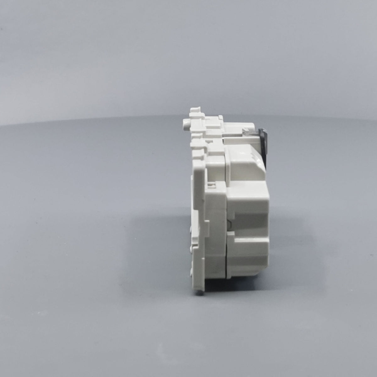 Fuga dobbelt stikkontakt 2-polet m/jord 2m (360° frame 7)