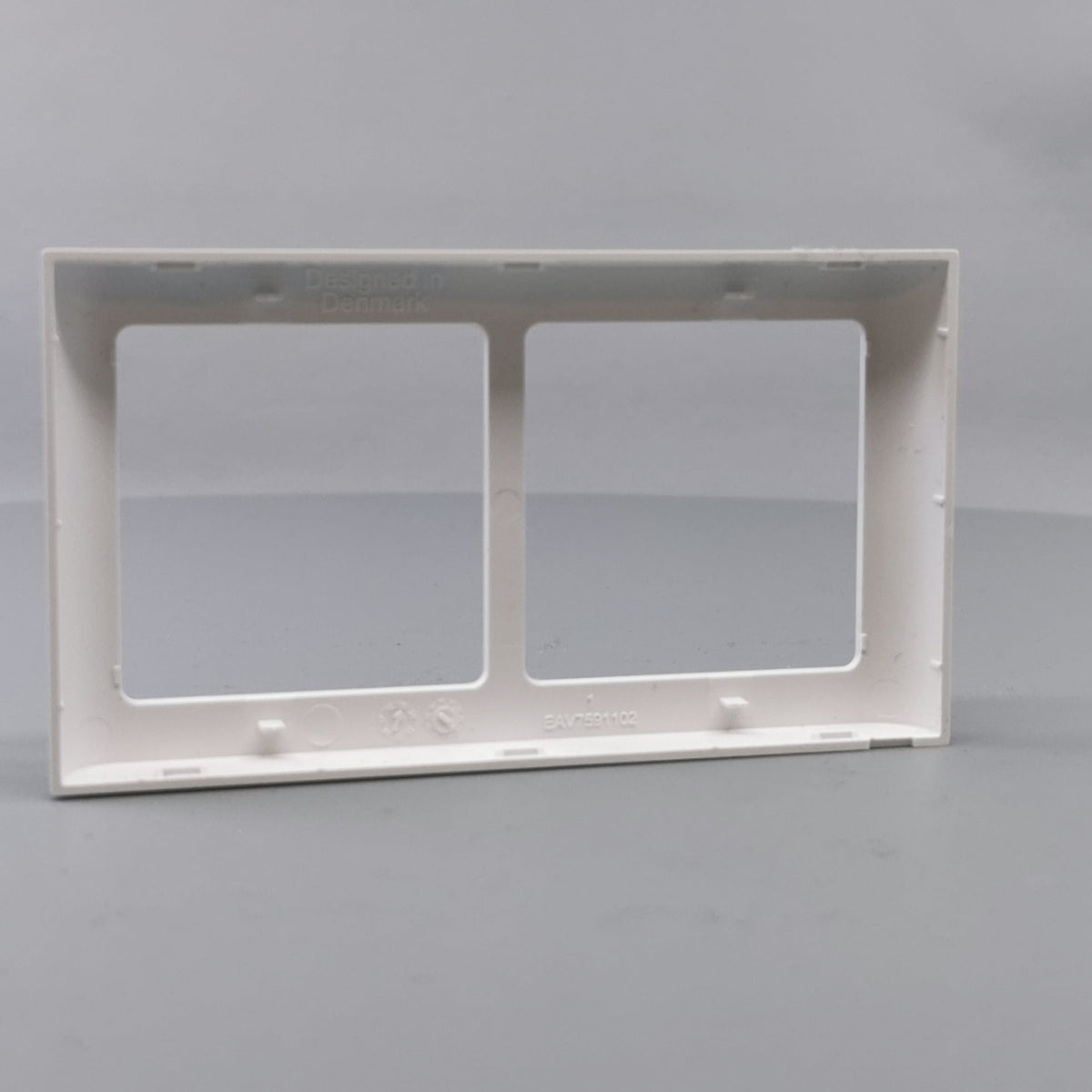 LK Fuga ramme SOFT 63 2x1m vandret - hvid (360° frame 12)
