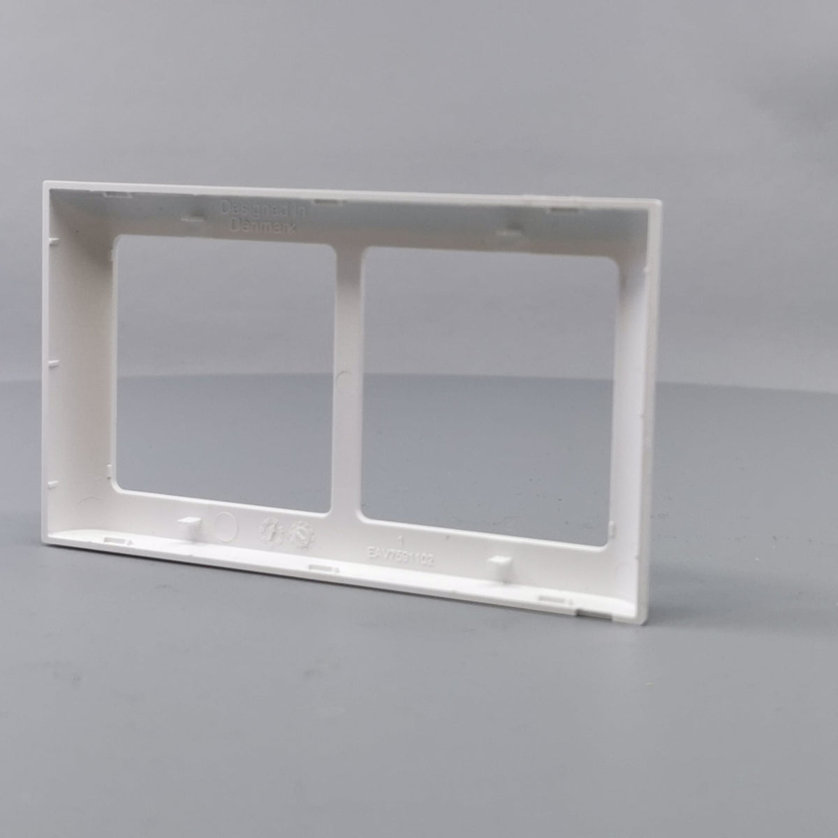 LK Fuga ramme SOFT 63 2x1m vandret - hvid (360° frame 15)