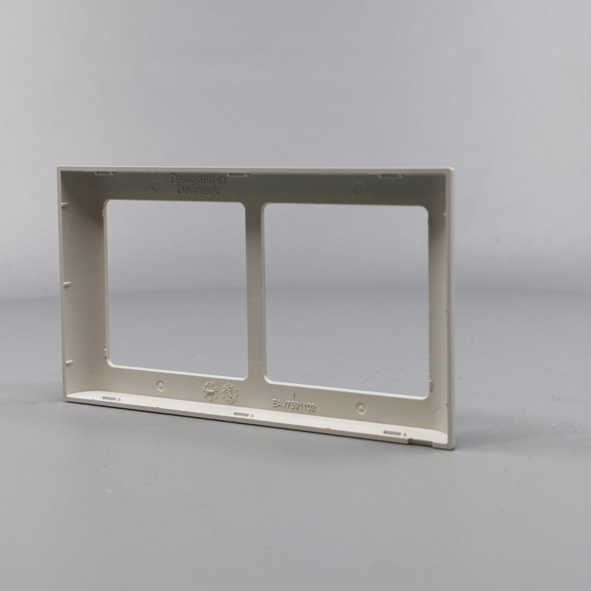 LK Fuga ramme SOFT 63 2x1m vandret - lysegrå (360° frame 15)