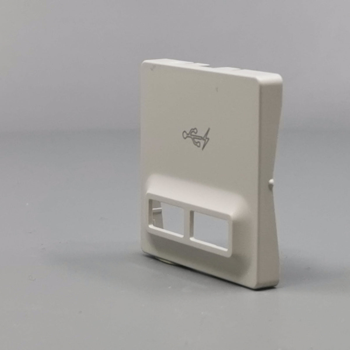 Fuga afdækning til 2 USB-ladere lysegrå (360° frame 5)