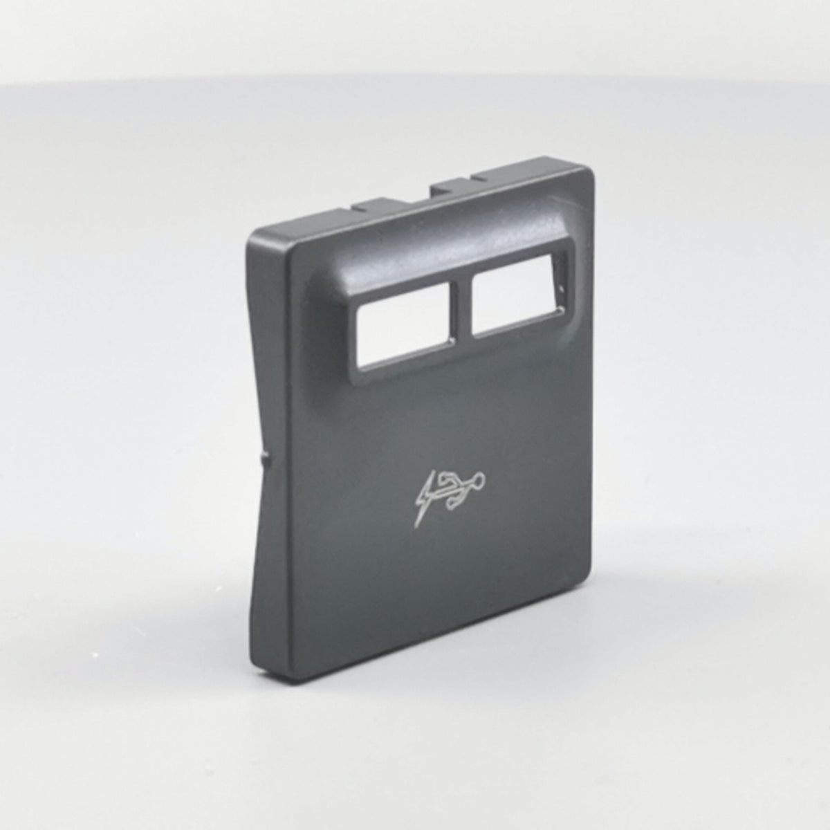Fuga afdækning til 2 USB-ladere koksgrå (360° frame 22)