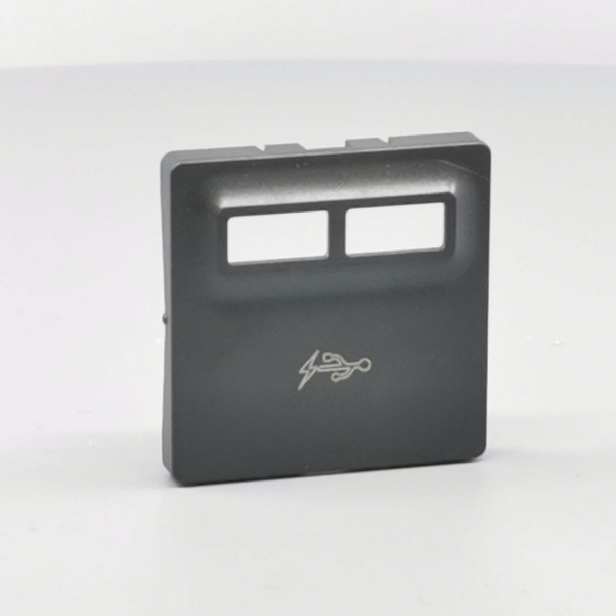 Fuga afdækning til 2 USB-ladere koksgrå (360° frame 24)