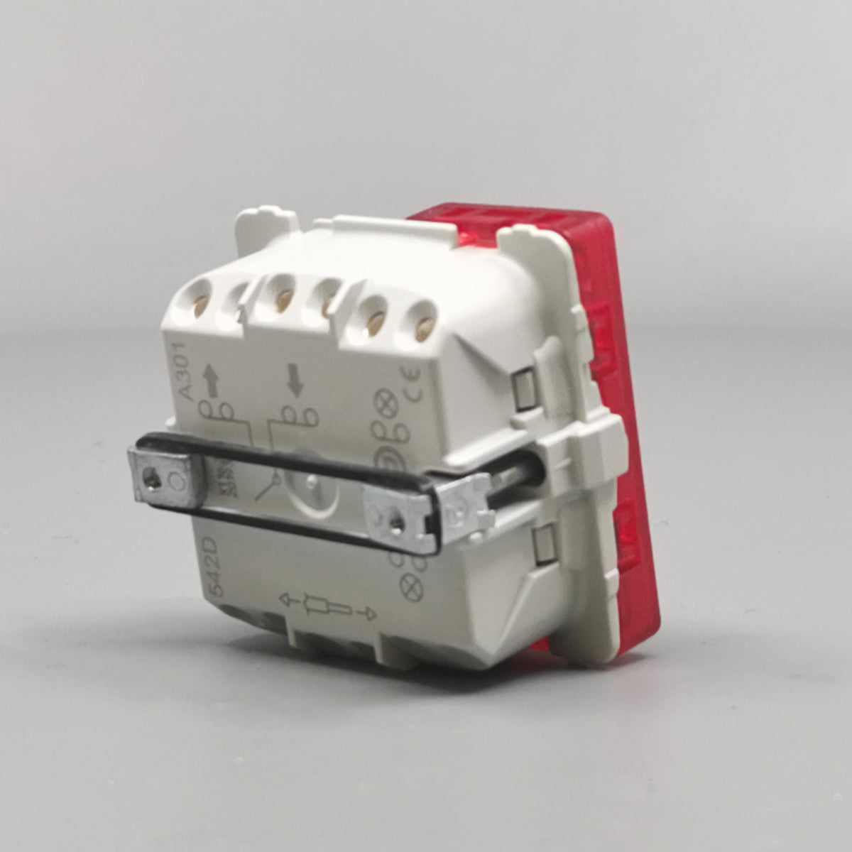 Fuga 1-pol afbryder m/LED lampe 16A uden afdækning (360° frame 16)