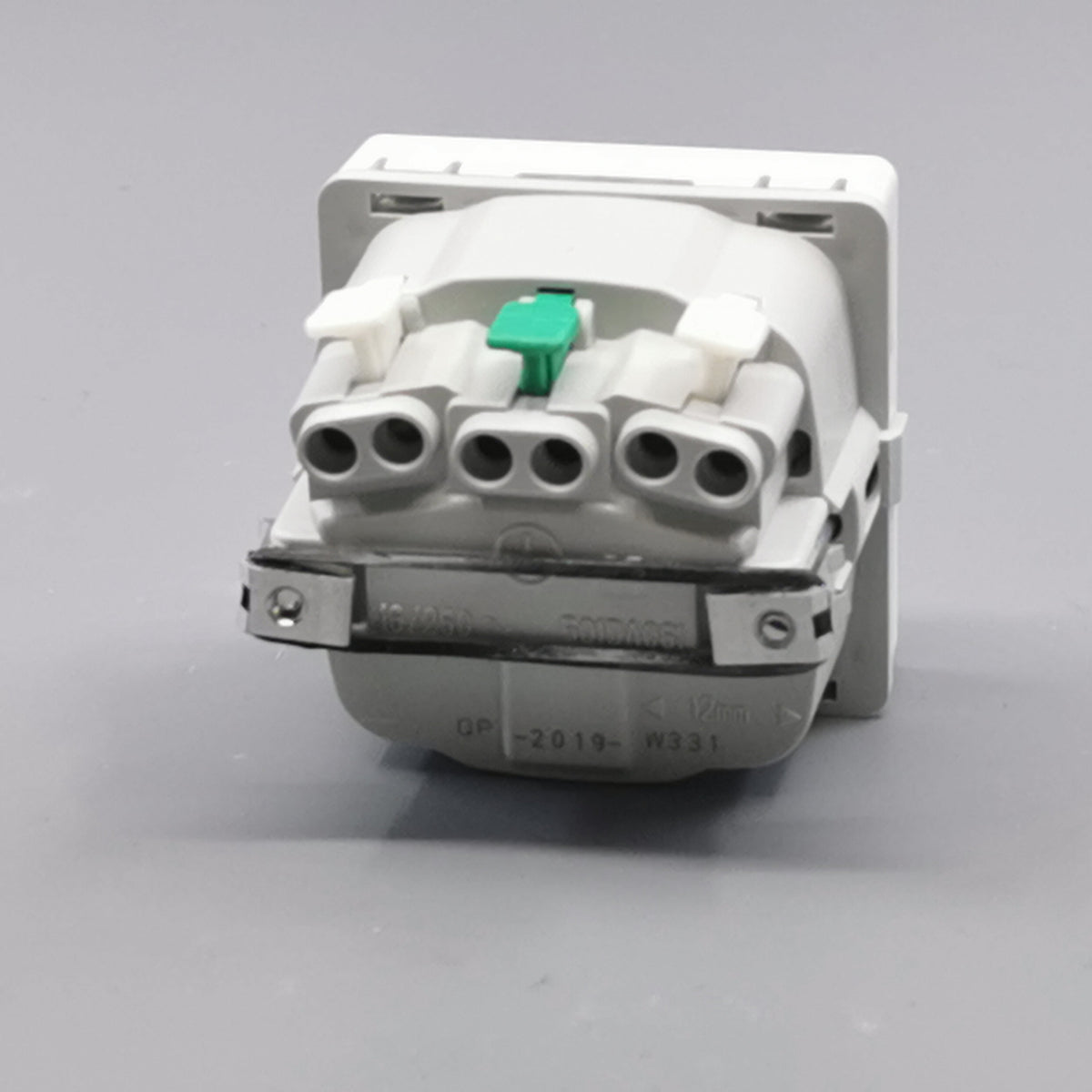 LK Fuga stikkontakt med sidejord 1m - hvid (360° frame 14)