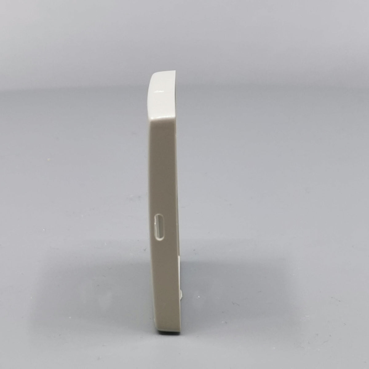 Dæksel for lampestikkontakt 50x50, gammel model - Lysegrå (360° frame 7)