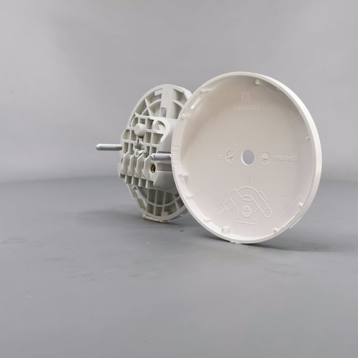 Lampeudtag Ø83mm. 5P Hvid (Ny model) (360° frame 16)