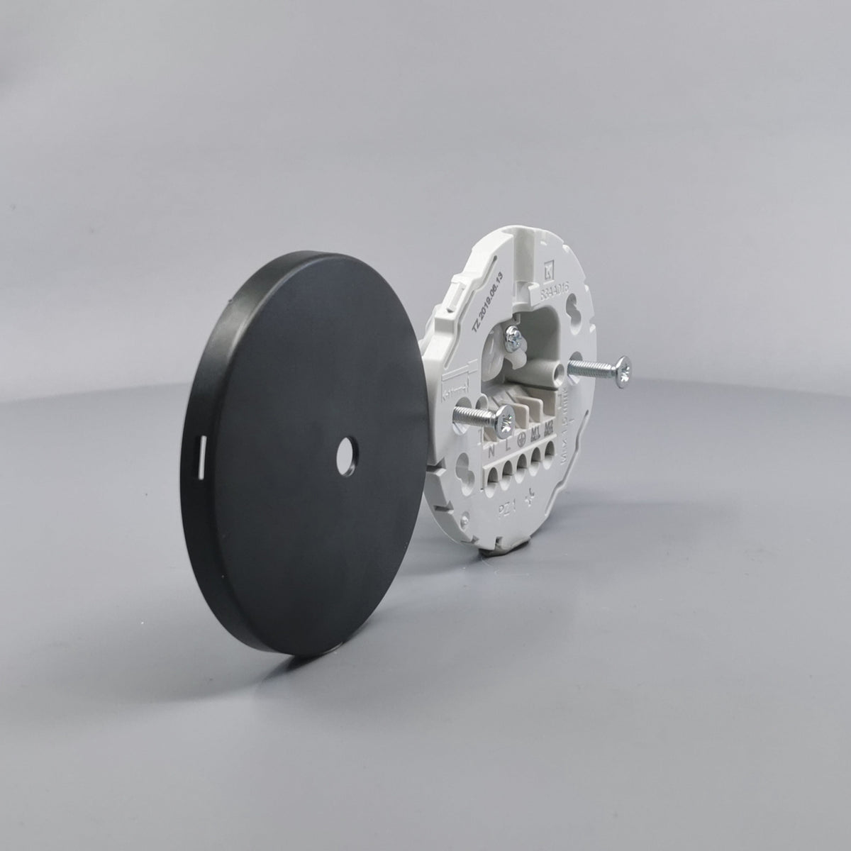 Lampeudtag Ø83mm. 5P Koksgrå (Ny model) (360° frame 21)