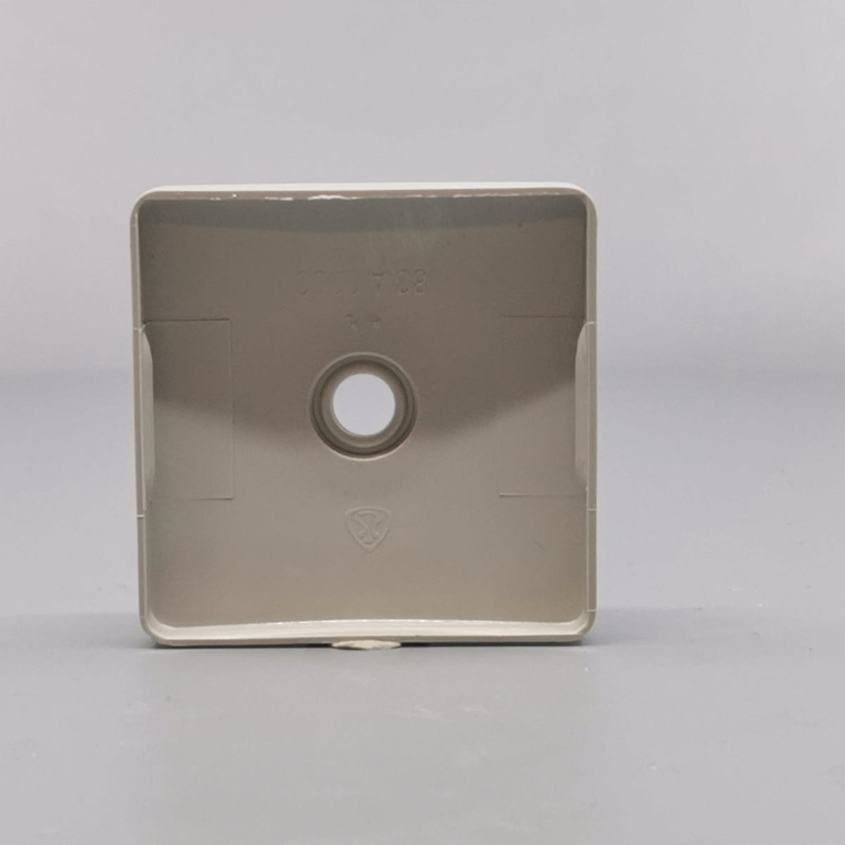LK Fuga afdækning til lampeudtag 50x50, gammel model - lysegrå (360° frame 13)
