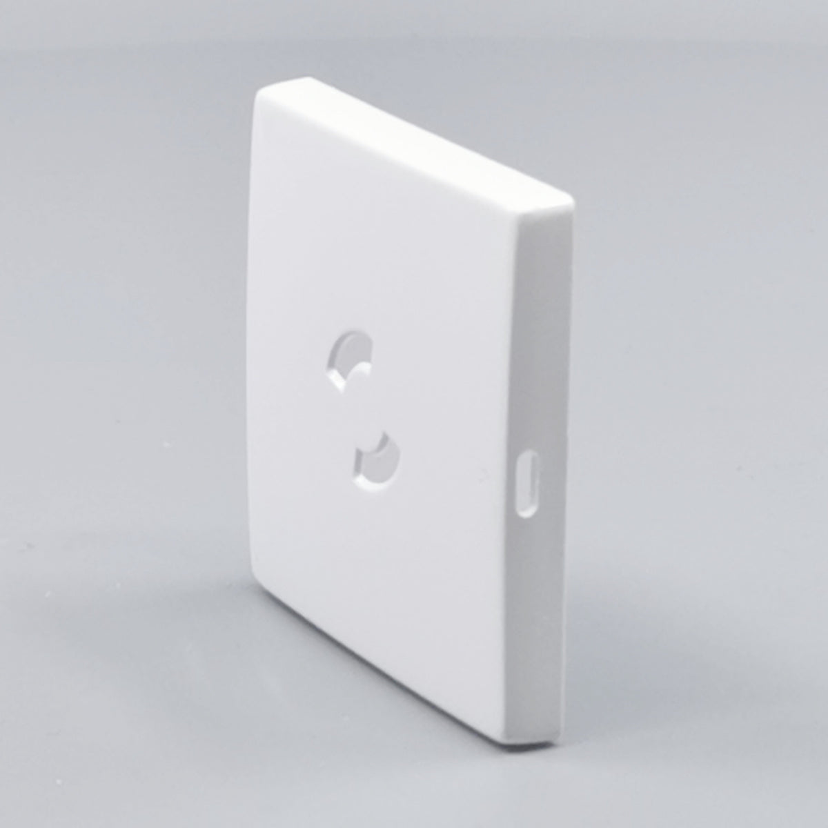Dæksel for lampestikkontakt 50x50 hvid  gl. model (360° frame 5)