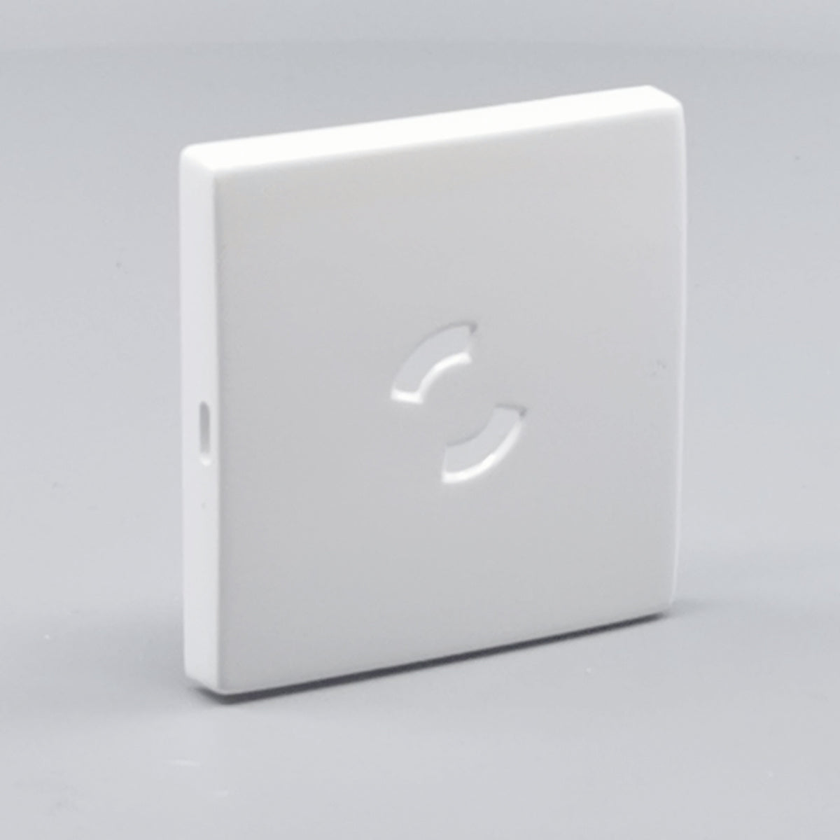 Dæksel for lampestikkontakt 50x50 hvid  gl. model (360° frame 23)