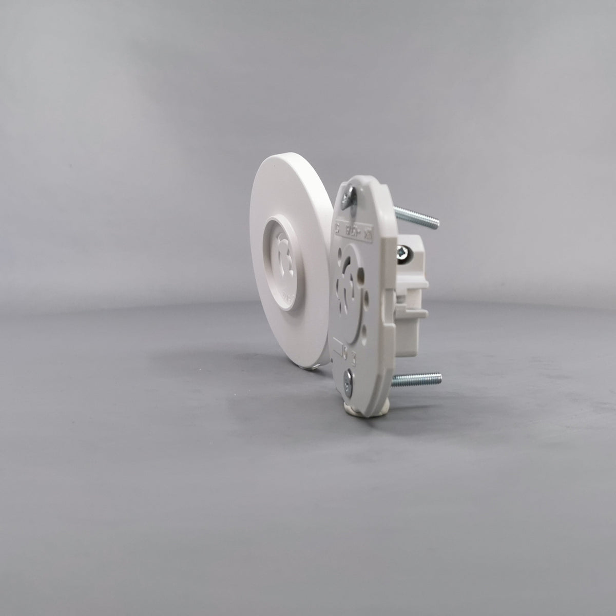 Fuga Lampestikkontakt Ø 80 hvid (360° frame 6)