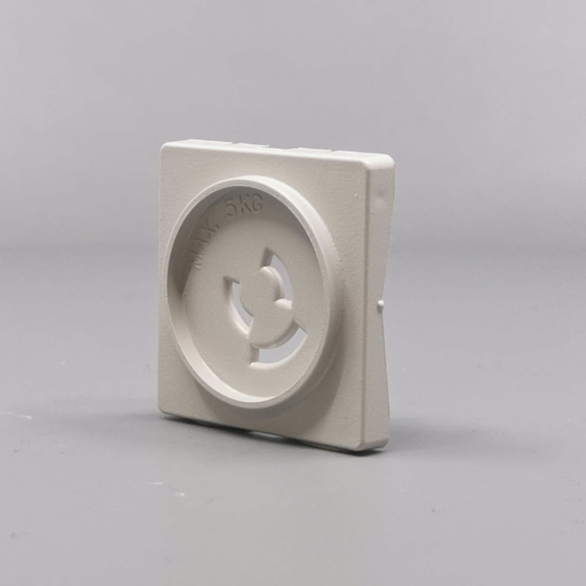 Fuga Afdækning lampestikkontakt 50x50 lysegrå (360° frame 4)