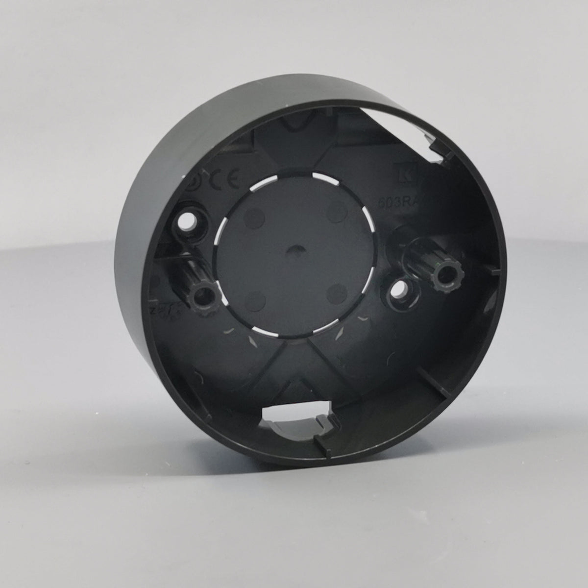 Underlag for Ø83mm. Lampeudtag Koksgrå (Ny model) (360° frame 24)