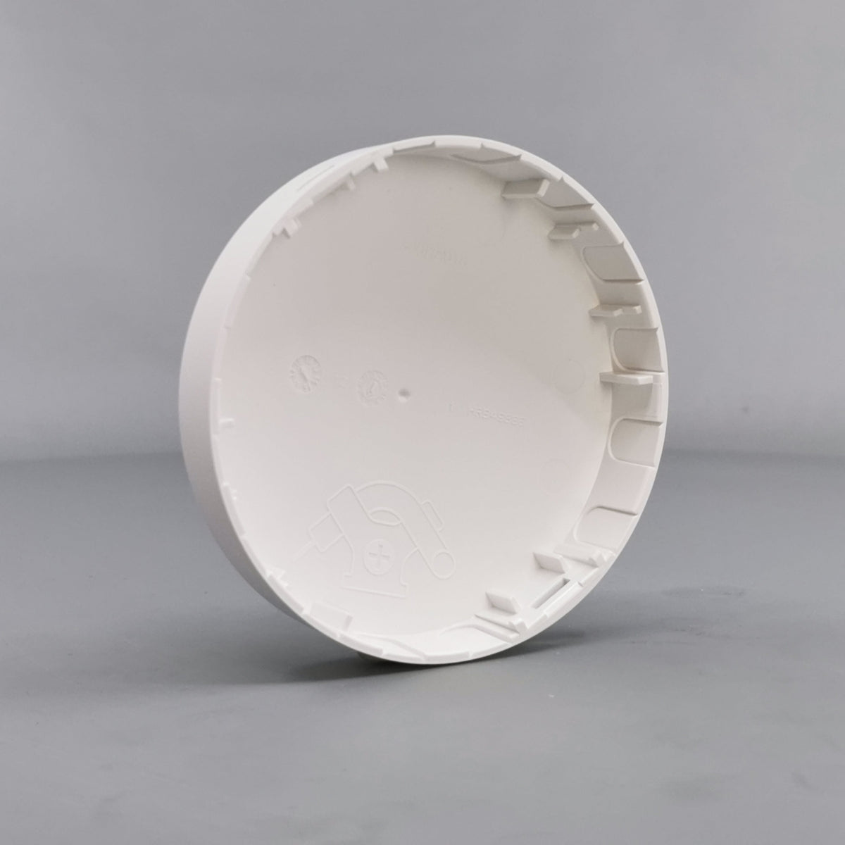 Afdækning for Ø83 m. sideindgang Hvid (Ny model) (360° frame 11)