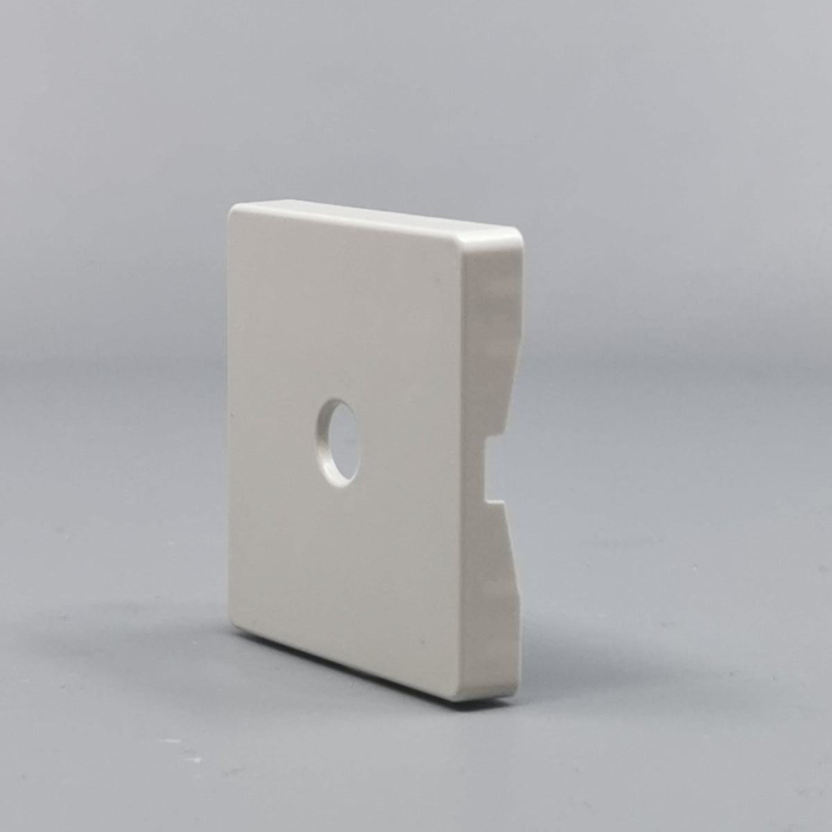 LK Fuga afdækning til lampeudtag 50x50, ny model - lysegrå (360° frame 5)