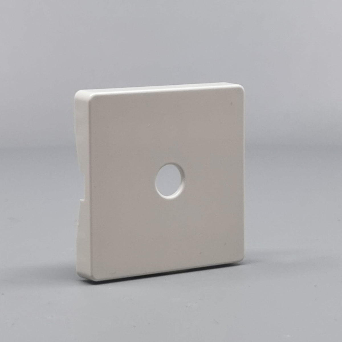 LK Fuga afdækning til lampeudtag 50x50, ny model - lysegrå (360° frame 23)