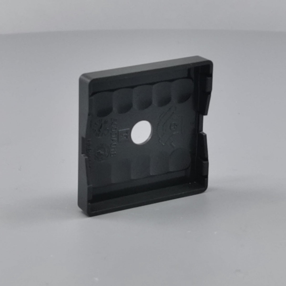 Fuga Afdækning for udtag. 50x50 Koksgrå (Ny Model) (360° frame 11)