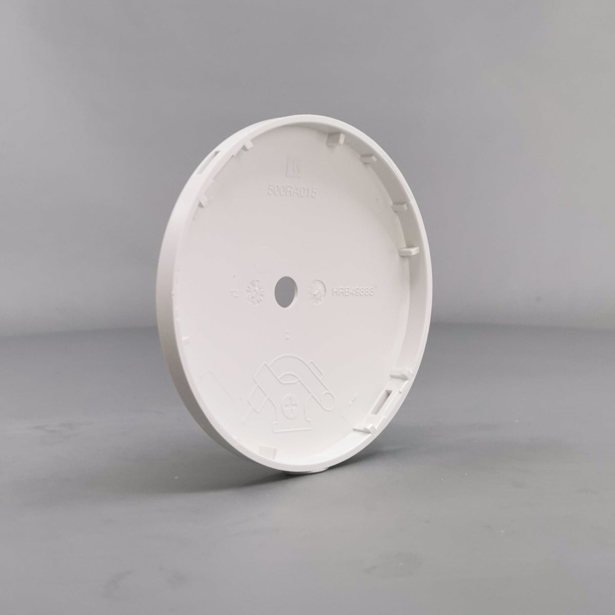 Afdækning til Ø83 lampeudtag - Hvid (360° frame 10)