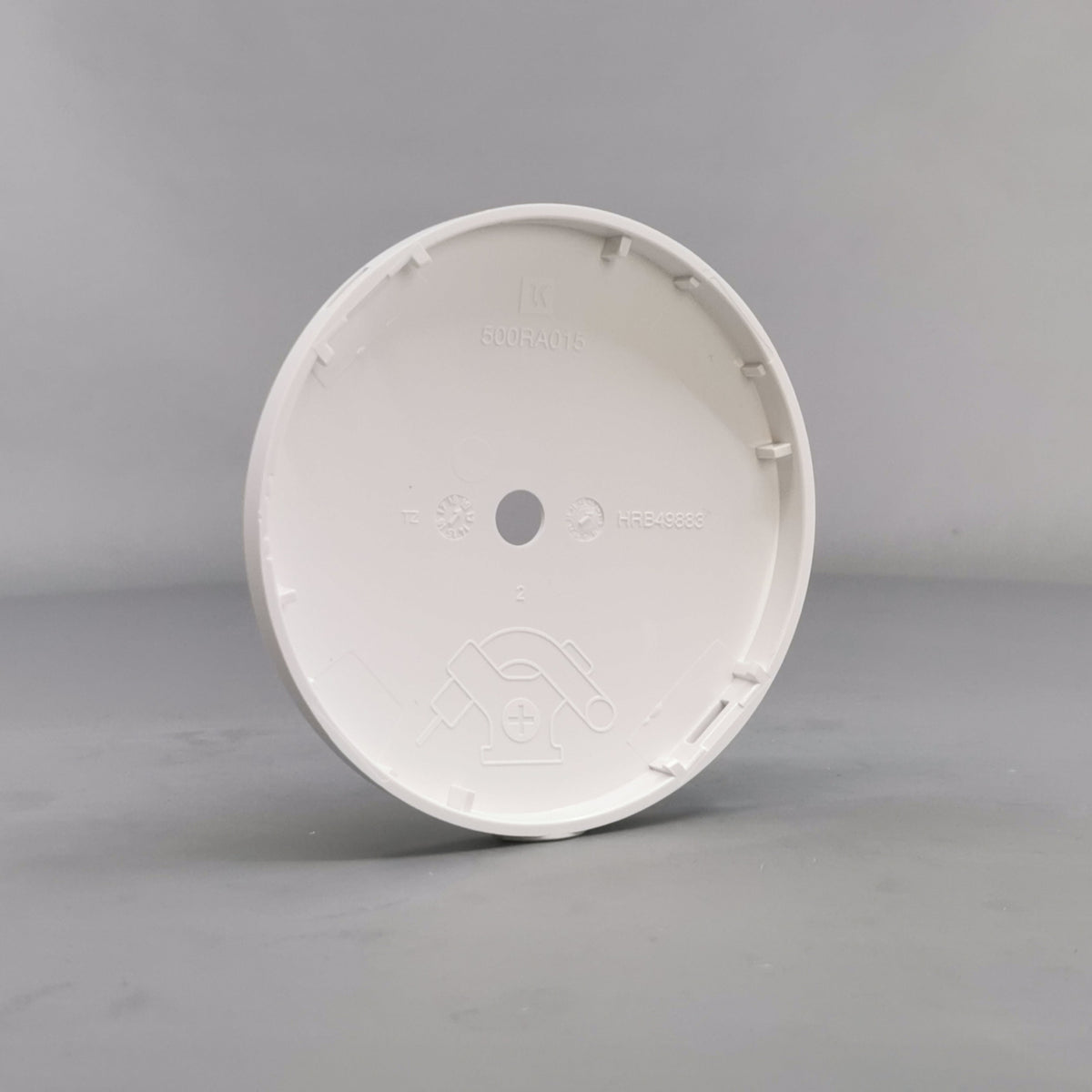 Afdækning til Ø83 lampeudtag - Hvid (360° frame 11)