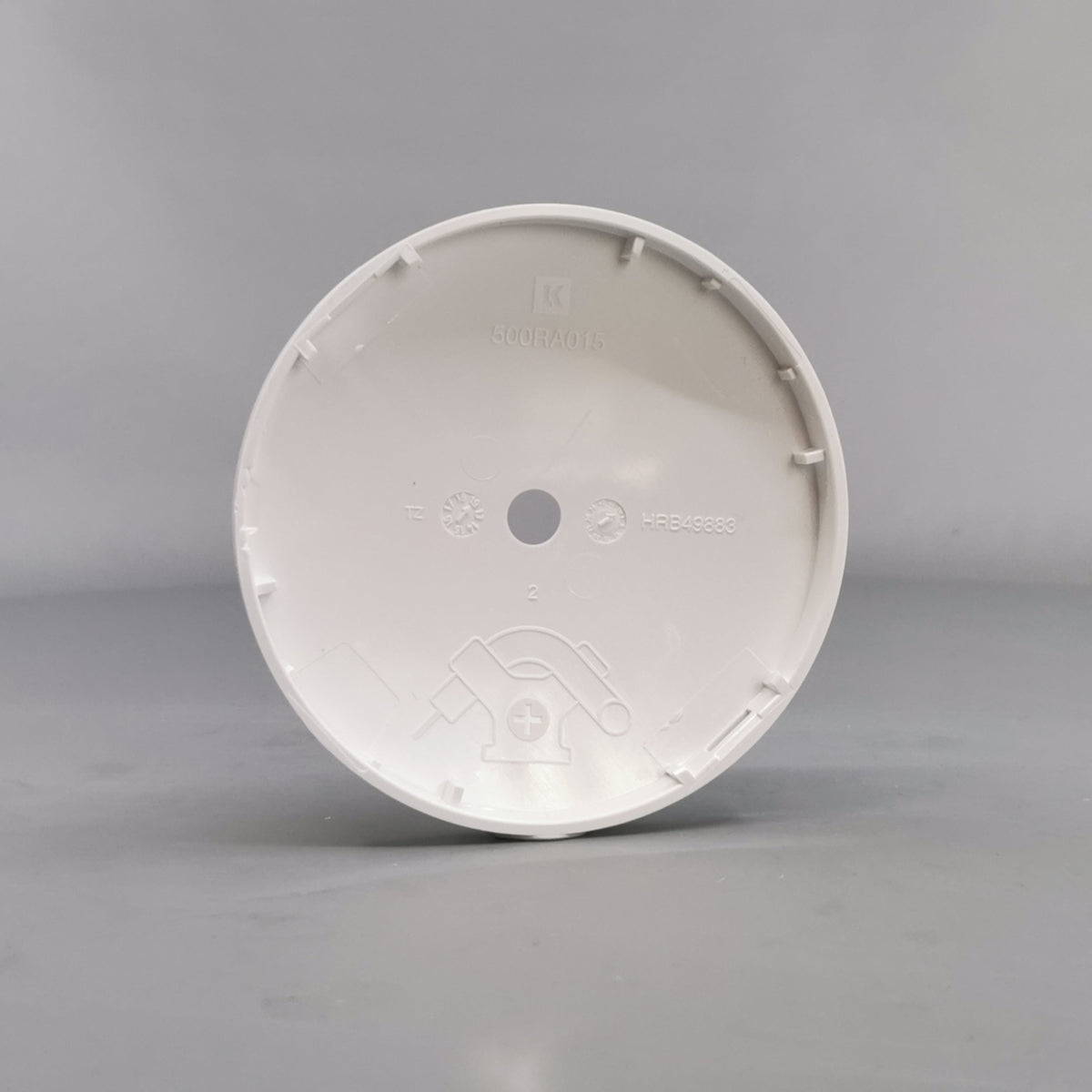 Afdækning til Ø83 lampeudtag - Hvid (360° frame 12)