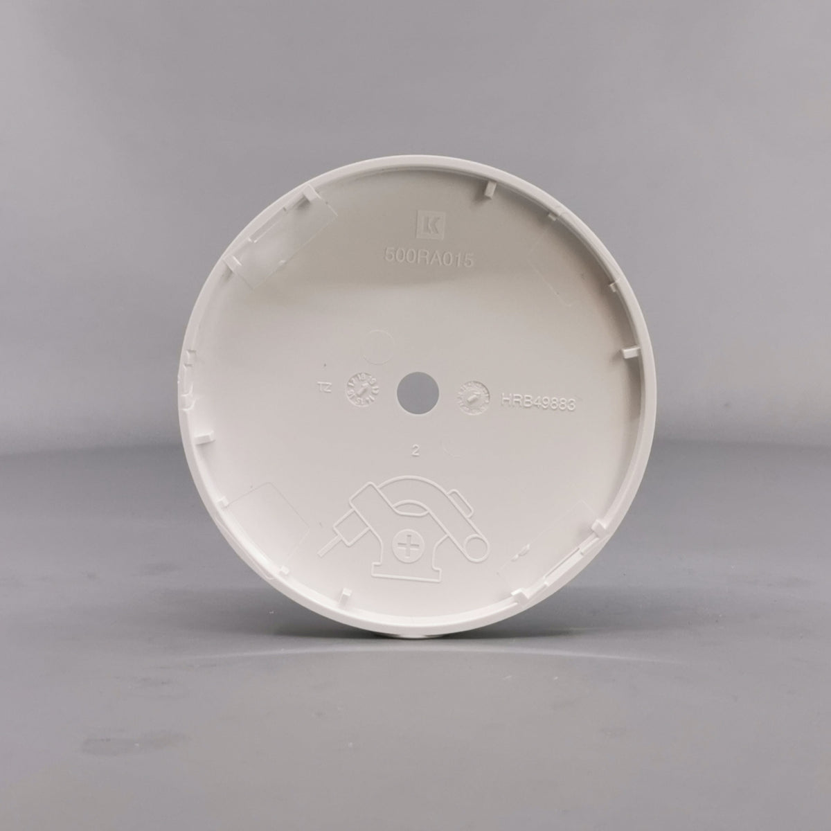 Afdækning til Ø83 lampeudtag - Hvid (360° frame 13)