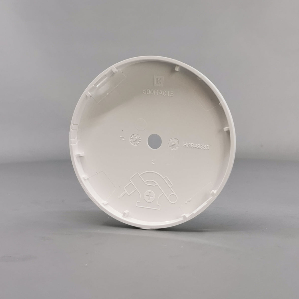 Afdækning til Ø83 lampeudtag - Hvid (360° frame 14)