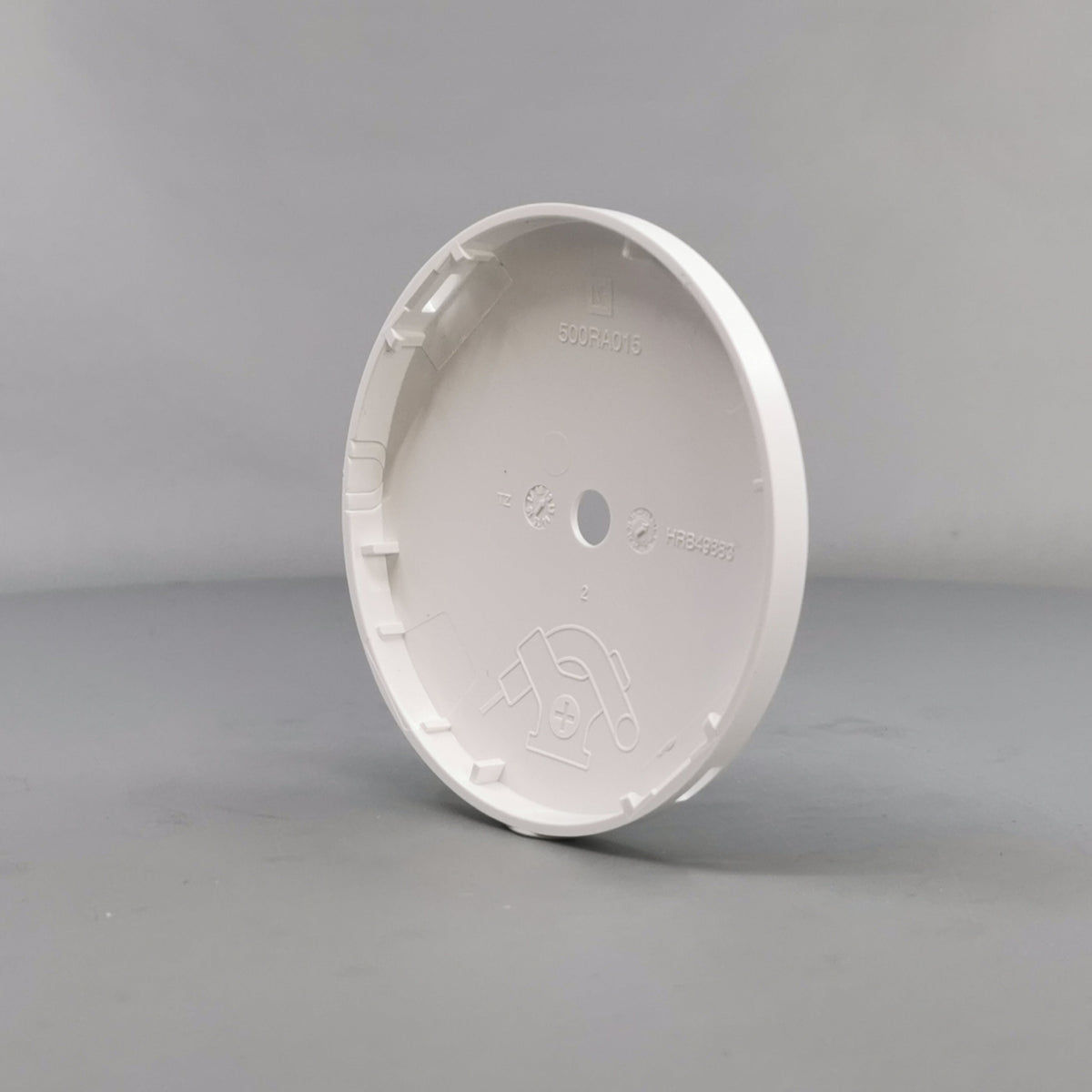 Afdækning til Ø83 lampeudtag - Hvid (360° frame 16)