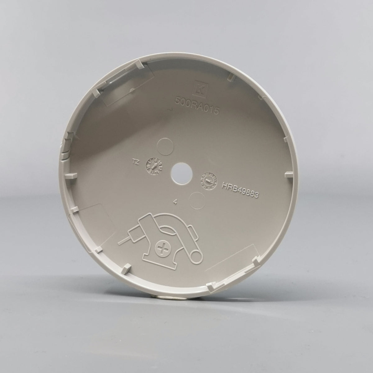 Afdækning for Ø80 og Ø83mm. Lampeudtag Lysegrå (360° frame 14)