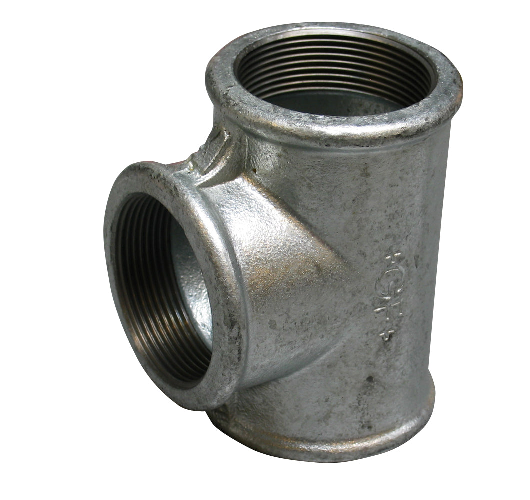 3/8" Galvaniseret tee