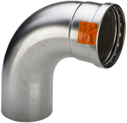 76,1 mm Sanpress Inox bøjning 90°