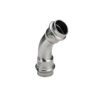 54 mm Sanpress Inox bøjning 45°