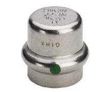 22 mm Sanpress Inox slutmuffe