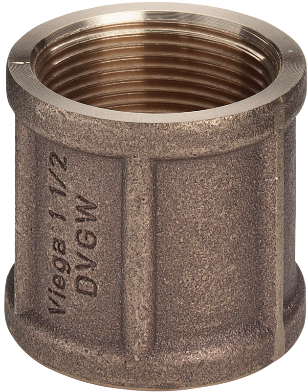 2.1/2" Rødgods Silicium Bronze muffe
