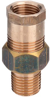 Viega 3/4" union, konisk - Rødgods Silicium Bronze, muf/nip