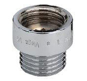 3/4" x 20 mm Rødgods Silicium Bronze gevindfittings haneforlænger