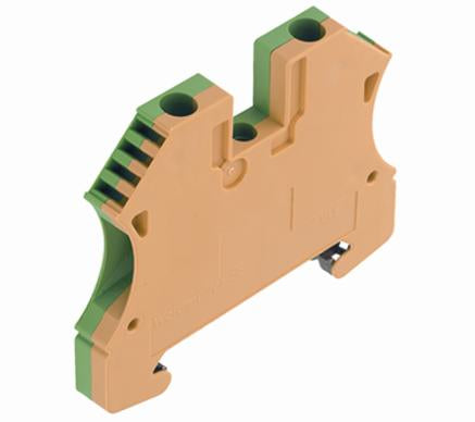 WDU gennemgangsklemme 4mm² g/g(jord) for dinskinne