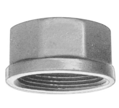 1.1/2" Sort slutmuffe