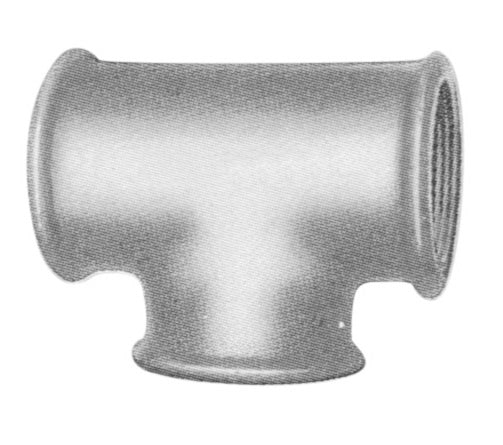 3/4" x 1/2" x 1/2" Galvaniseret tee
